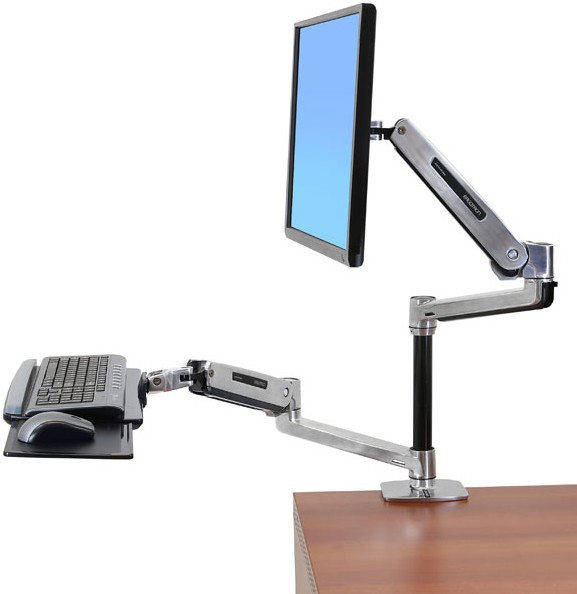 Ergotron LX HD Sit-Stand Desk Mount LCD Arm Befestigungskit
