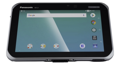 Panasonic Toughpad FZ-L1 WWAN 4G-LTE+ GPS 2Dbarcode scanner NFC 16GB Storage 8 MP Tablet Qualcomm Snapdragon